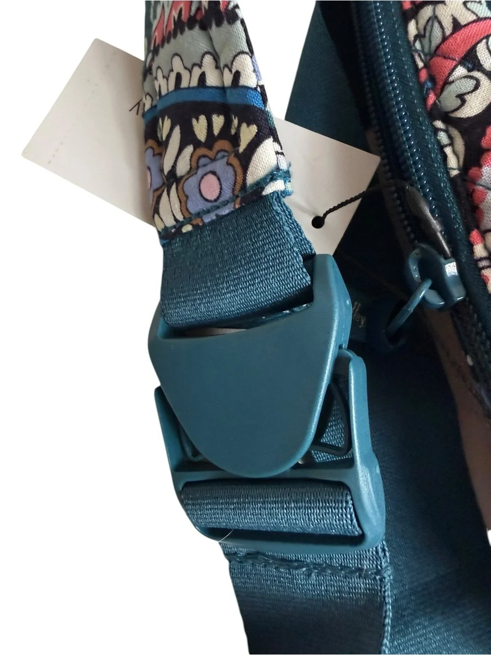 Quilted Crossbody essential compact sling backpack in  Haymarket Paisley Jewel